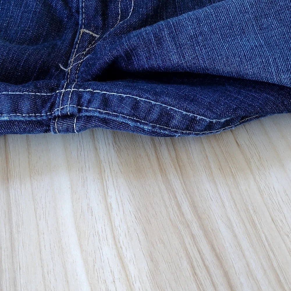 True Religion Section Straight Seat World Tour Jeans Blue Men's 31 - Picture 10 of 13